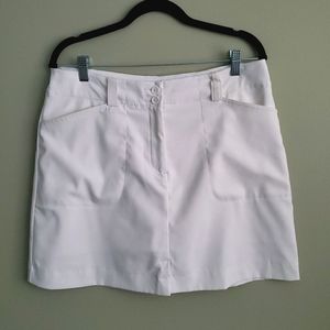 Nike Golf Dri-Fit White Golf Skirt Size M